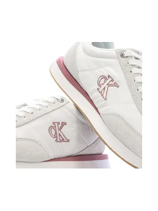 Baskets Blanc/Rouge Femme Calvin Klein Jeans Retro 7