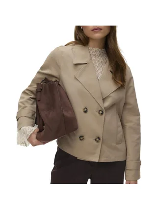 Veste Taupe Femme Vero Moda Chloé 1