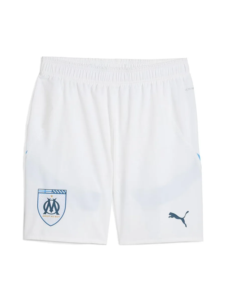 OM Short Blanc Homme Puma 2