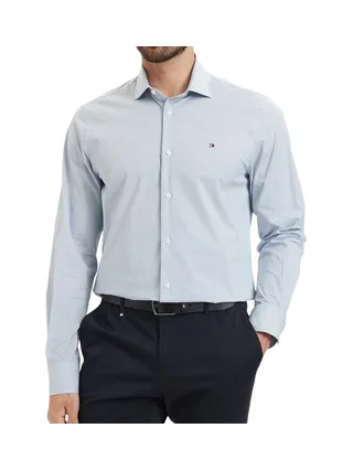 Chemise Bleu Homme Tommy Hilfiger Cl Mini 1