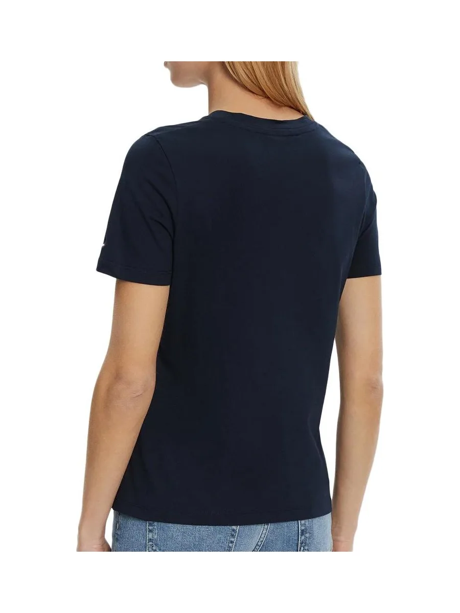 T-Shirt Marine Femme Tommy Hilfiger Reg 2