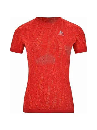 T-shirt Technique Rouge Femme Odlo Zeroweight 1