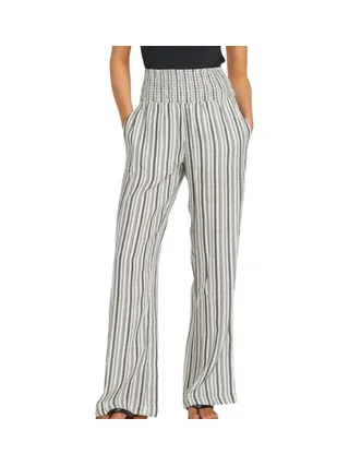 Pantalon Ecru/Noir Femme Billabong New Waves 2 1