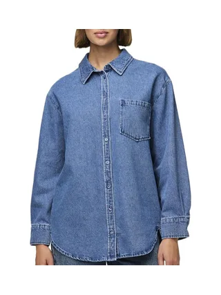Chemise Bleu Femme Pieces Maisie 1