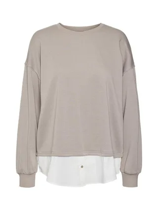 Sweat Beige Femme Vero Moda Yoyo 3