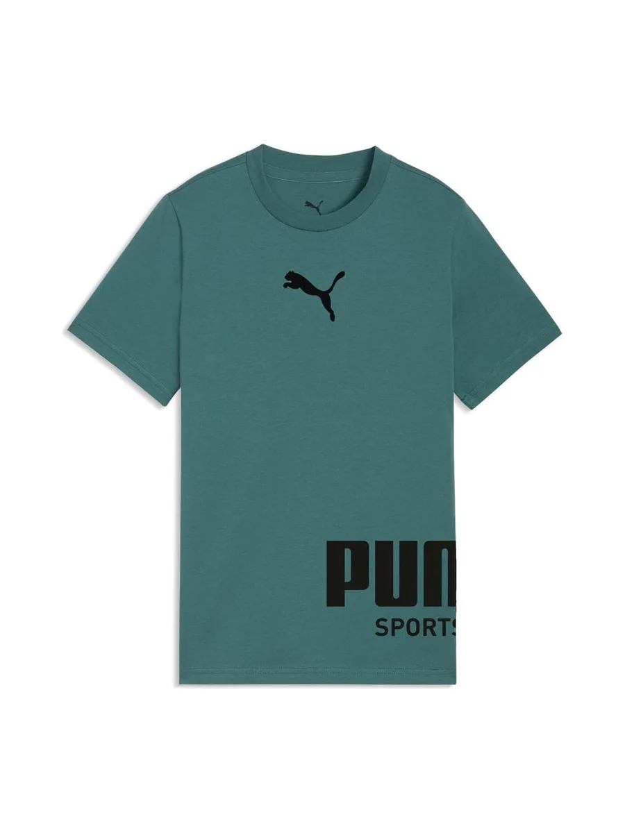 T-shirt Vert/Noir Garçon Puma Sport Graphic 2