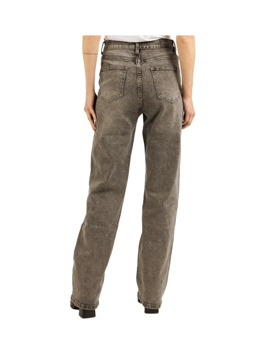 Jean Gris Wide Leg Femme Monday Premium 3255 3