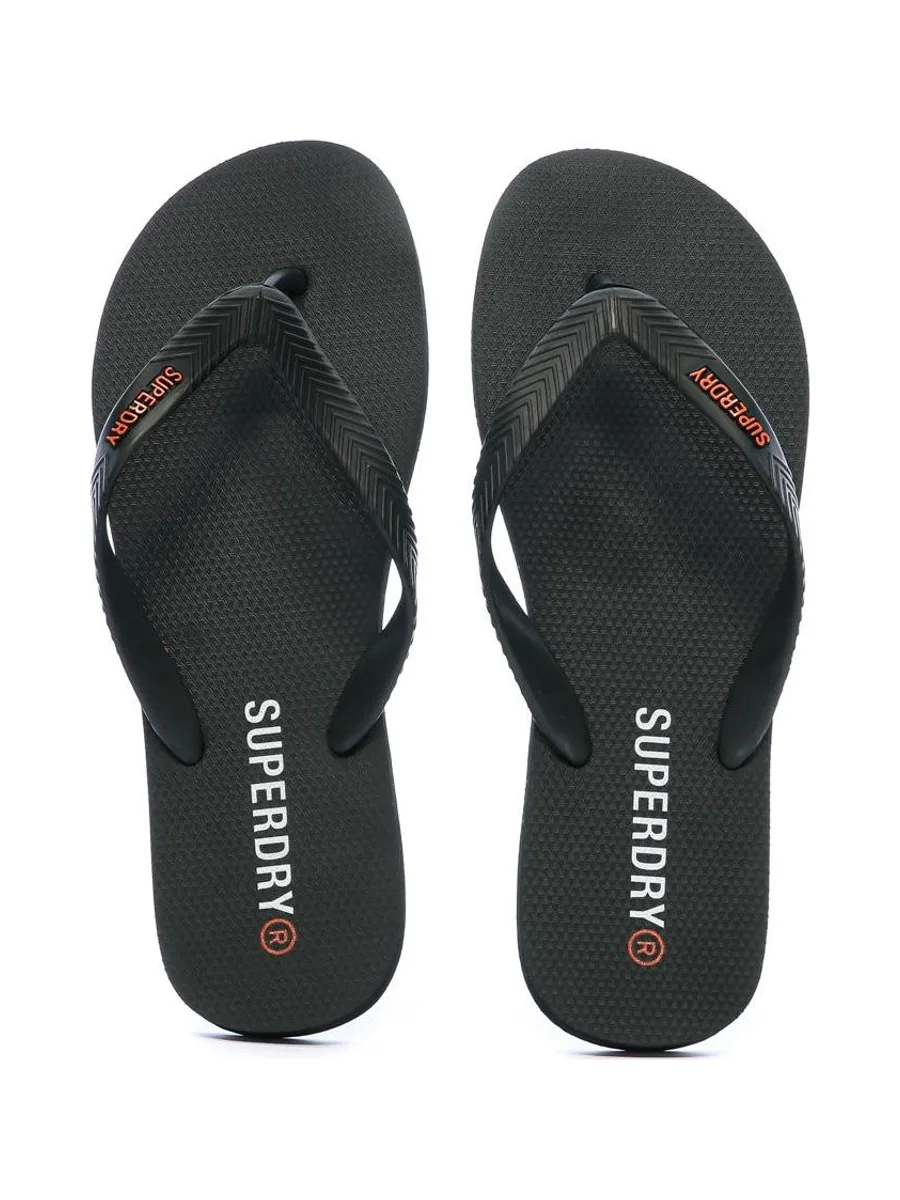 Tongs Noir Homme Superdry Core Essential Flip Flop 4
