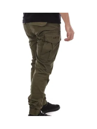Pantalon Cargo Kaki Homme Schott Relax 2