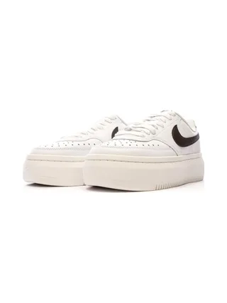 Baskets Blanc/ Noir Femme Nike Court Vision Alta 6