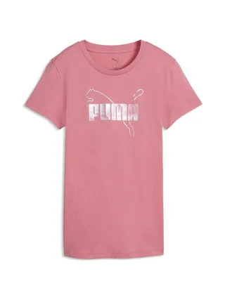 T-Shirt Rose Femme Puma Metalli 1