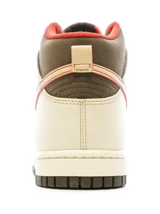 Baskets Écru/Marron Homme Nike Dunk High Retro 3