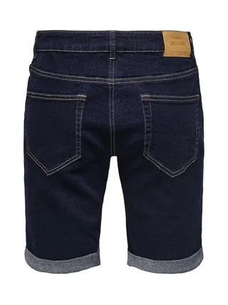 Short en Jean Marine Homme Only & Sons Ply 2