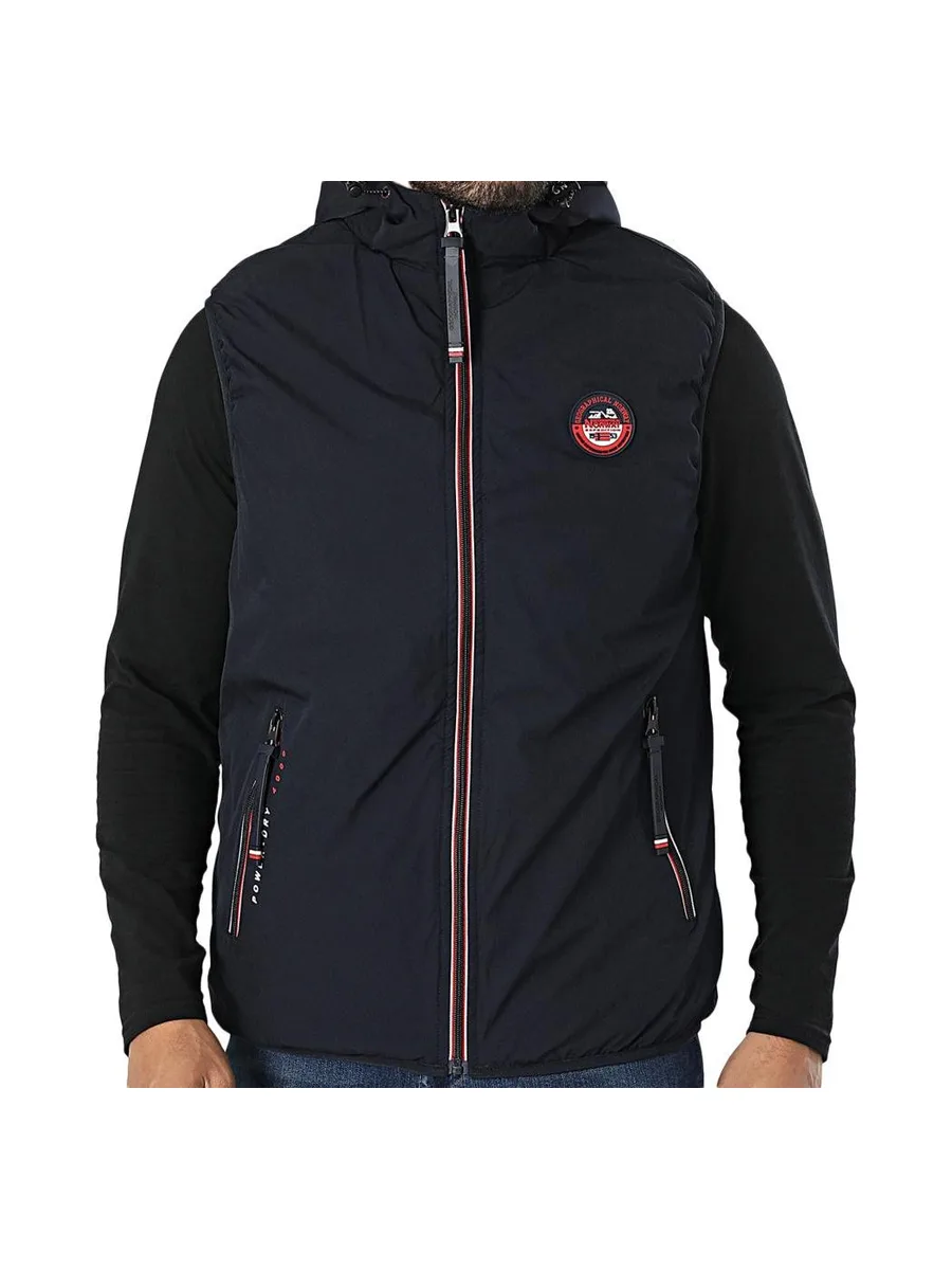 Doudoune Sans Manches Marine Homme Geographical Norway Veritable 1