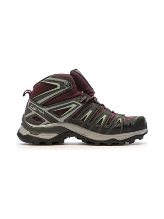 Chaussures de randonnée Grise/Bordeaux Femme Salomon Pioneer 2