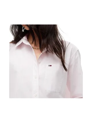 Chemise Blanche/Rose Femme Tommy Hilfiger Essential Sh 3