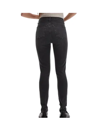 Jean Gris Femme Topshop Jamie Hr Slim 2