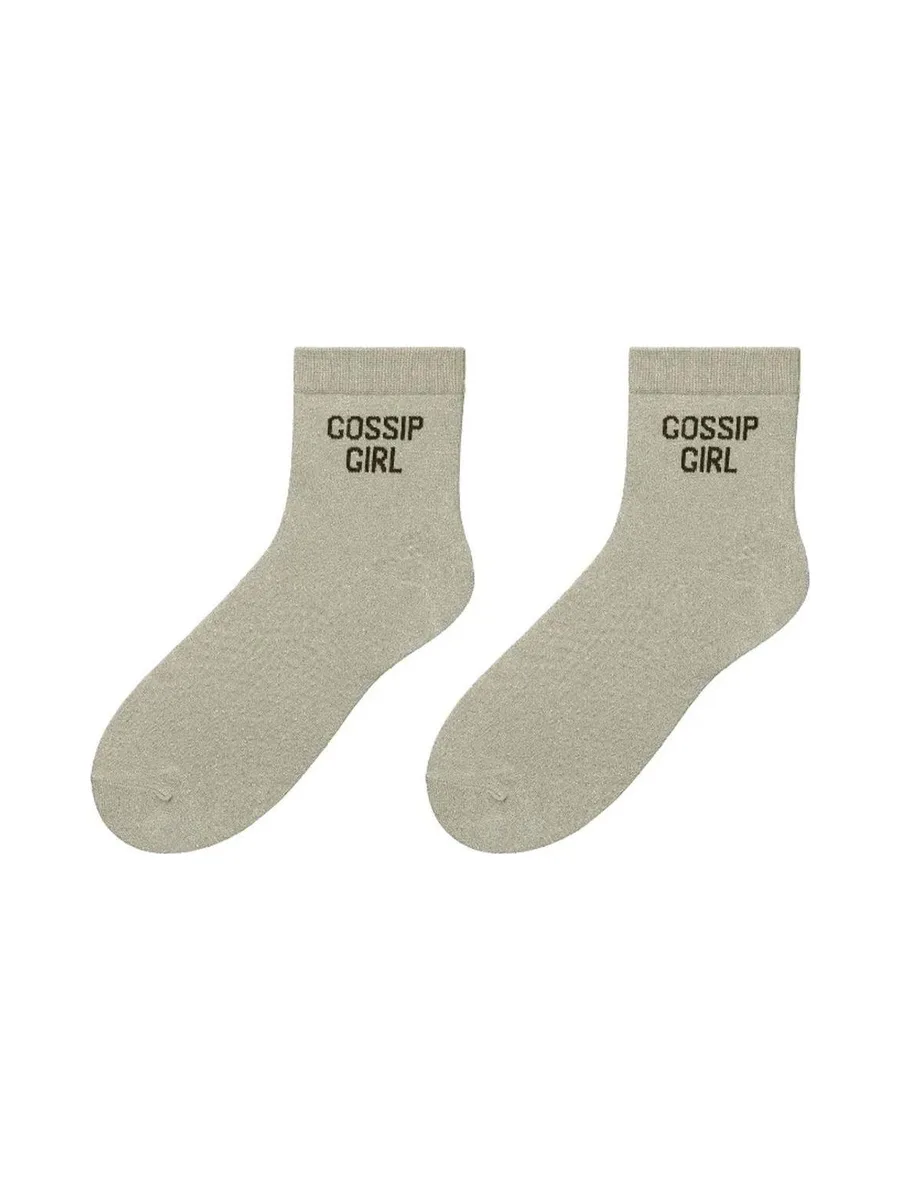 Chaussettes Gris Femme Stella Green Gossip Girl 2