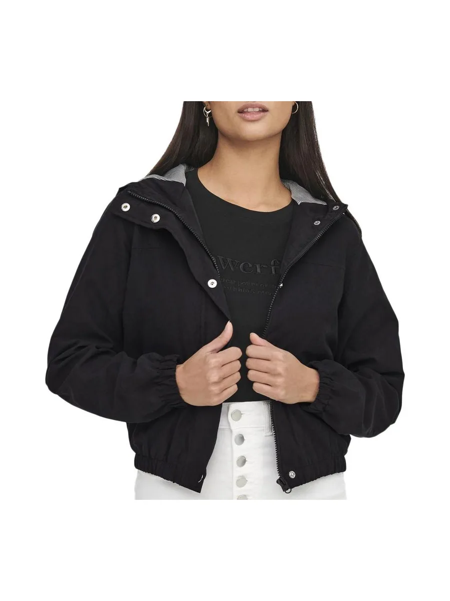 Blouson Noire Femme JDY Hazen Shine 15236012 1