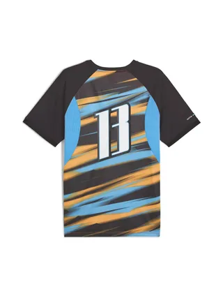 OM Maillot de bain Bleu/Noir/Orange Homme Puma Om Faster 2