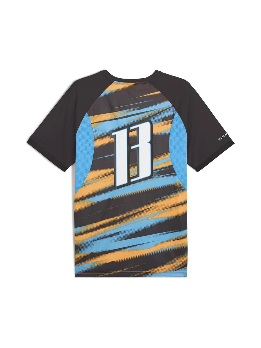 OM Maillot de bain Bleu/Noir/Orange Homme Puma Om Faster 3
