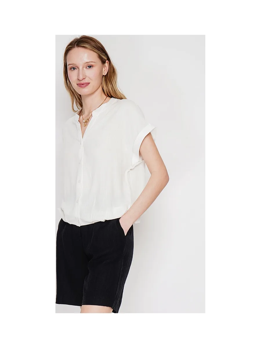 Chemise col tunisien boutonné devant 5