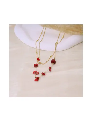 Collier Gilda - Rouge 4