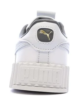 Baskets Blanc/Gris Femme Puma Carina 3.0 Luxe 3