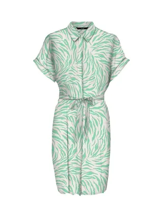 Robe Vert/Beige Femme Vero Moda Easy Joy 10302043 2