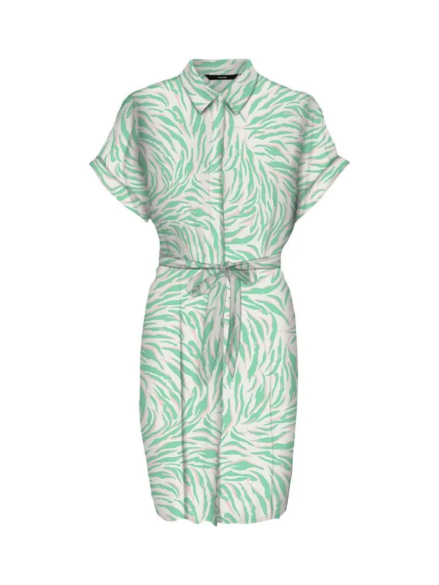Robe Vert/Beige Femme Vero Moda Easy Joy 10302043 3