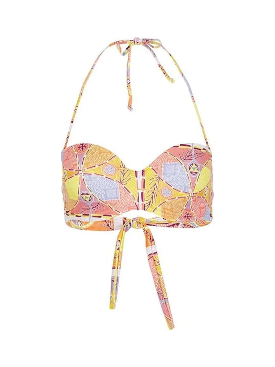 Haut de Maillot de bain Jaune/Rose Femme O'Neill Havaa 2