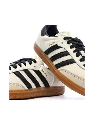 Samba Baskets Beige/Noir Femme Adidas 7