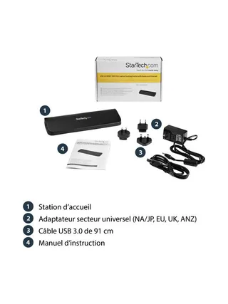 Universal Dual Monitor USB 3 Laptop Dock 11