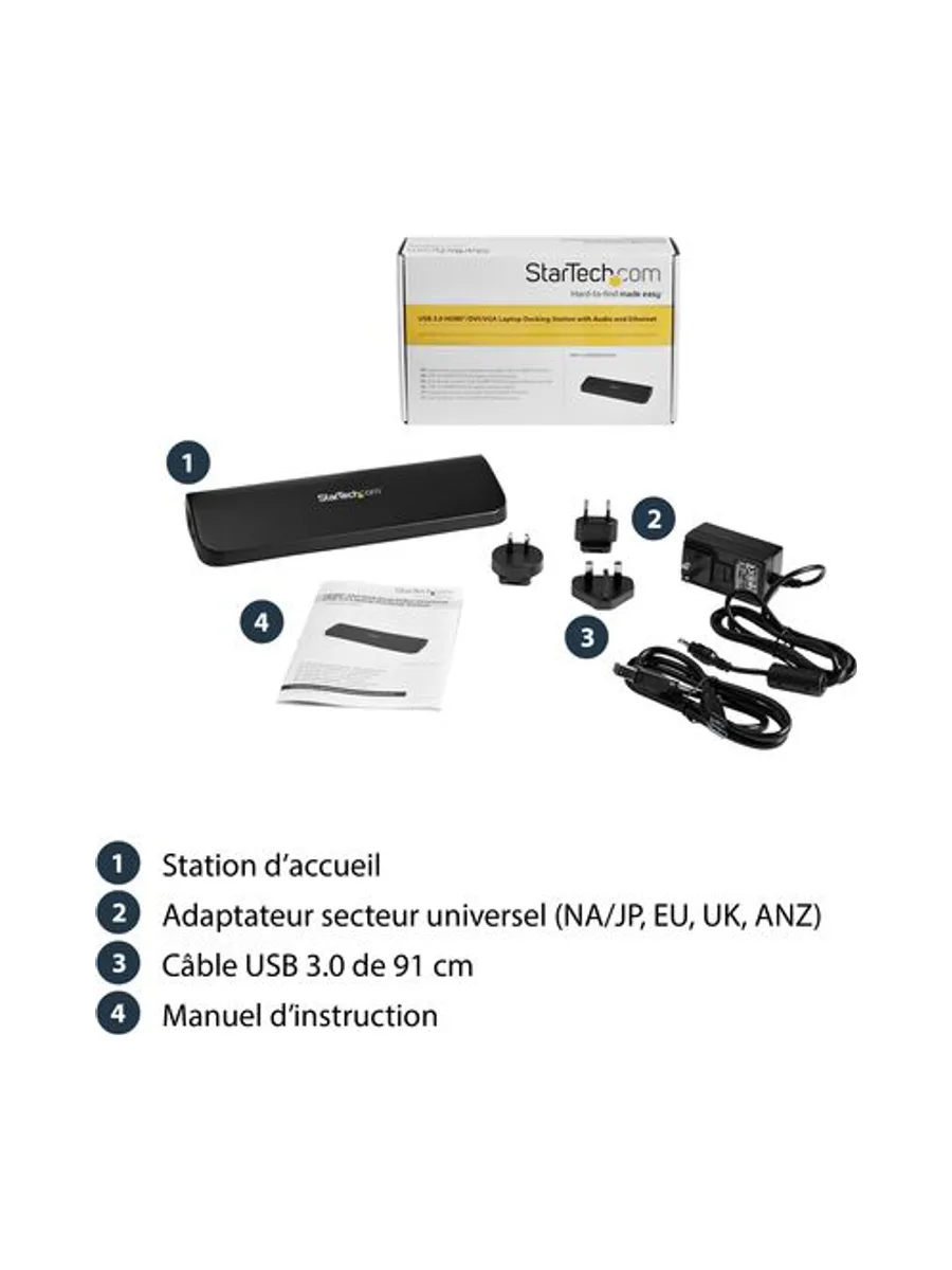 Universal Dual Monitor USB 3 Laptop Dock 11