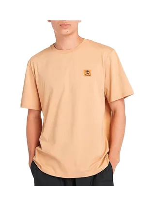 T-Shirt Camel Homme Timberland Sleeve Badge 1