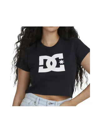 T-Shirt Noir Femme Dc shoes Star 1