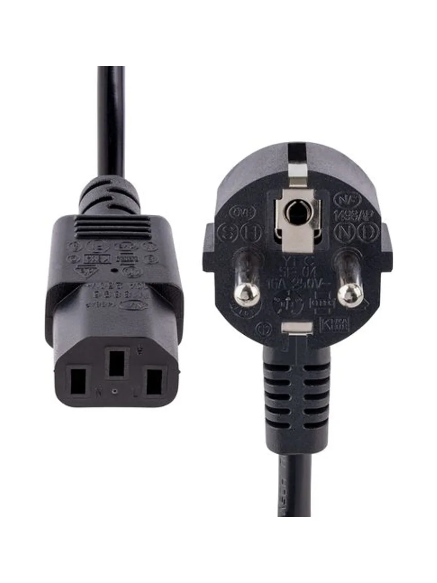 3m Power Cord EU Schuko to C13 Cable 4