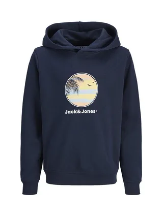 Sweat Marine Garçon Jack and Jones Hood 1