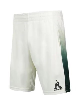 Short de Sport Ecru/Vert Homme Le Coq Sportif Tennis Pro Short 24 1