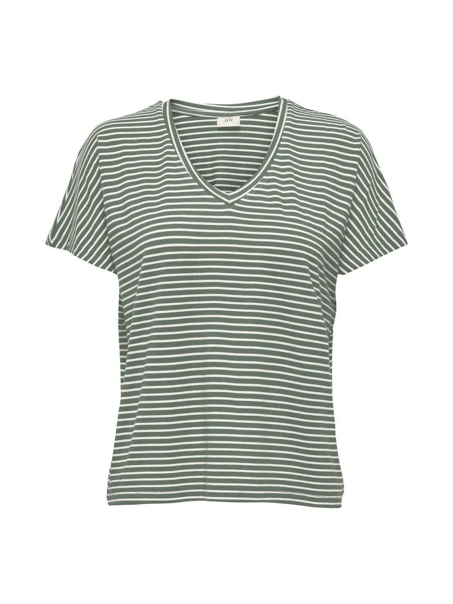 T-shirt Vert à rayures Femme JDY Issy 2