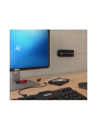 10 Port Industrial USB 3.0 Hub - Metal 3