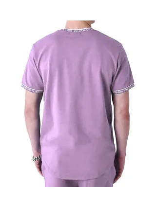 T-Shirt Violet/Blanc Homme Project X Paris 2511114 2
