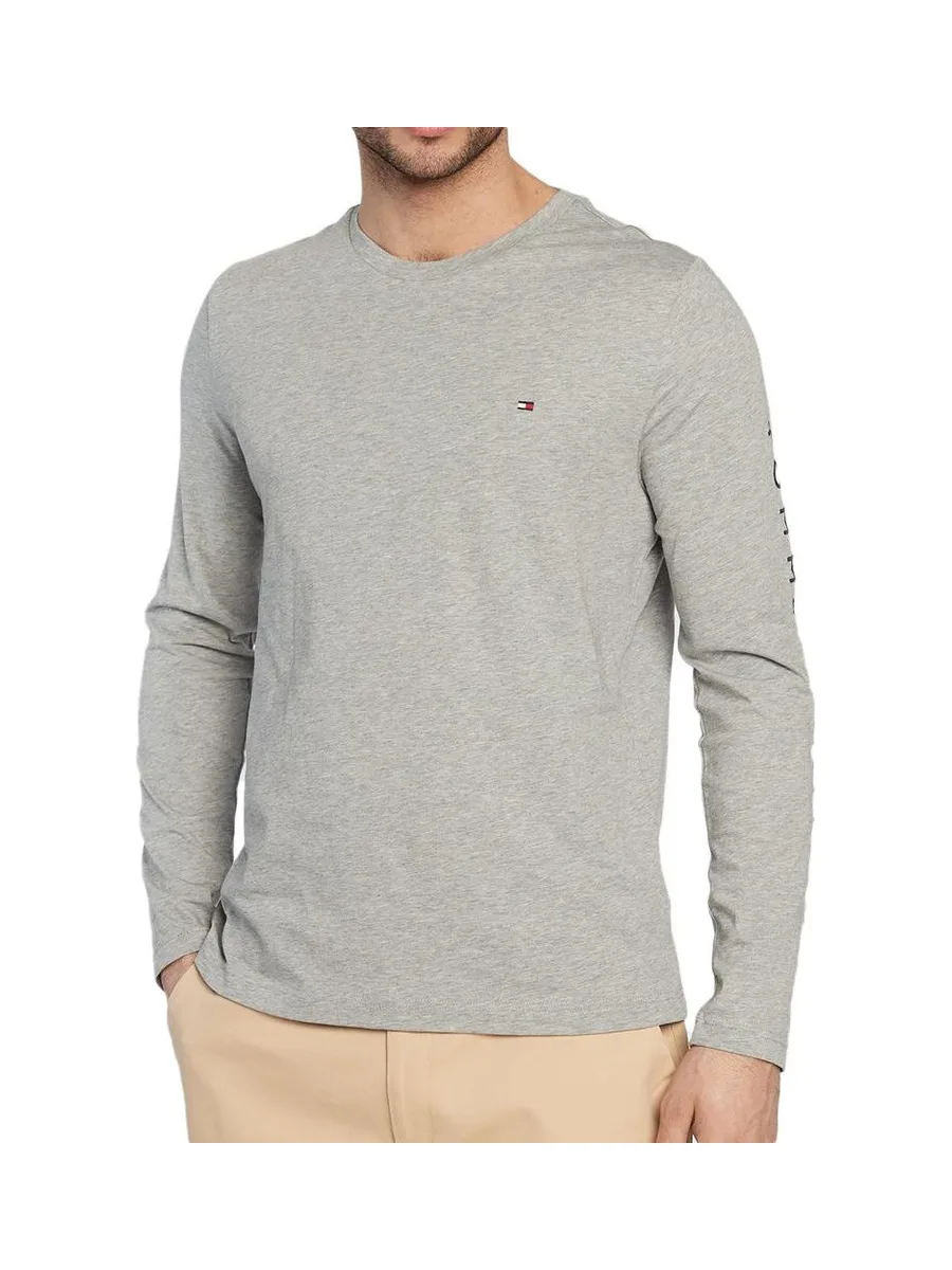 T-shirt Manches Longues Gris Homme Tommy Hilfiger Tommy Slee 2
