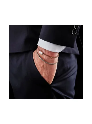 Bracelet Lourmel rose doré - acier 2