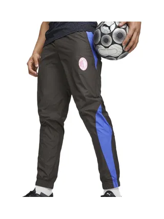 AC MILAN Jogging Noir/Bleu Homme Puma Prématch 1