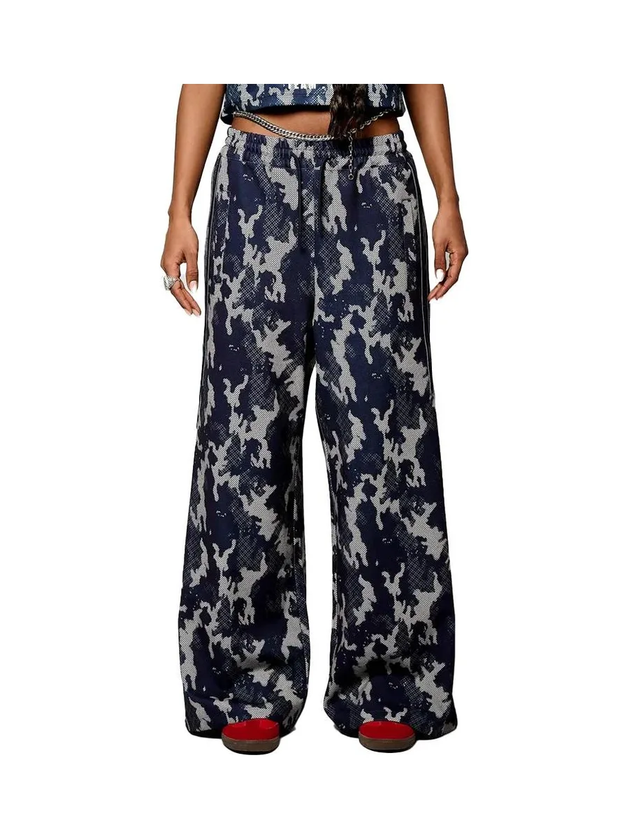 Pantalon fluide Bleu/Gris Femme Kaporal Viral 2
