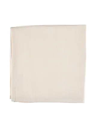 Serviette de table - 6 pièces - Lin et coton blanc crème 3