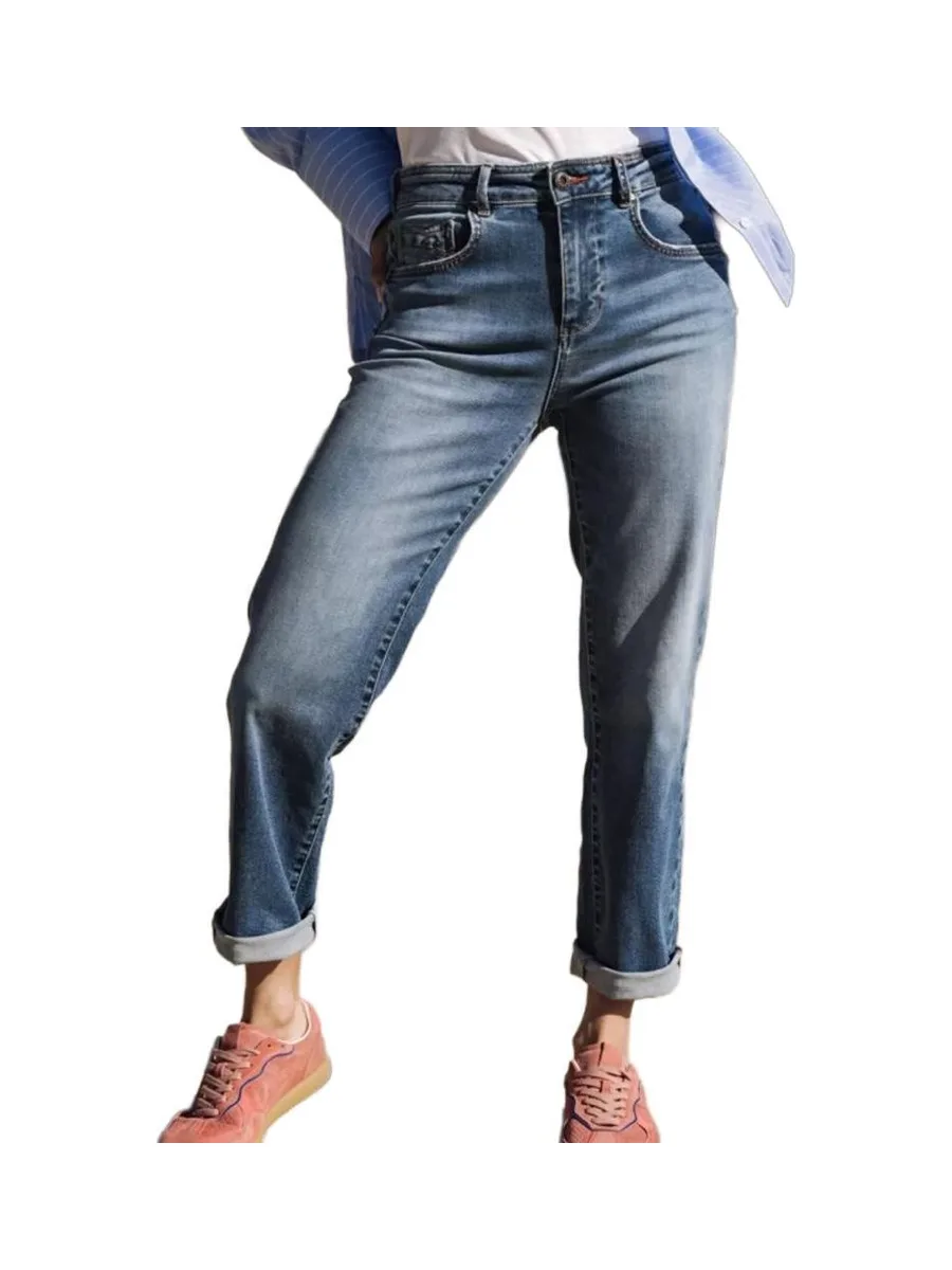Jean Droit Bleu Femme Freeman Porter Scarlett 25020 2