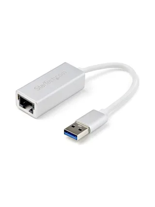 USB 3 to Gigabit Network Adapter -Silver 1
