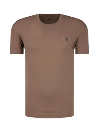 T-shirt Blanc/Marron Homme Calvin Klein Jeans J30J320199 3